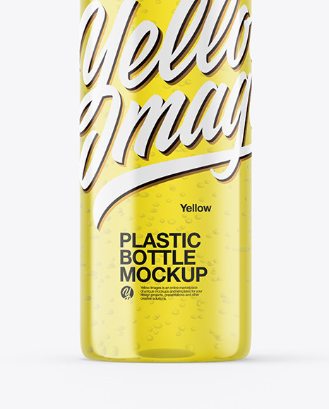 Color Plastic Bottle Mockup PSD #1