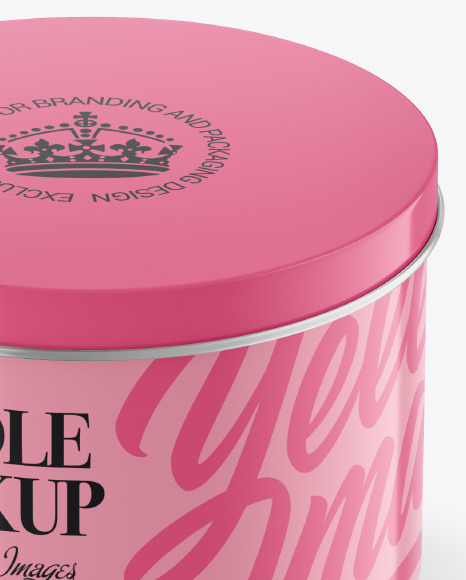 Closed Glossy Candle Mockup PSD #2