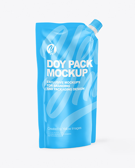 Glossy Doy Pack Mockup