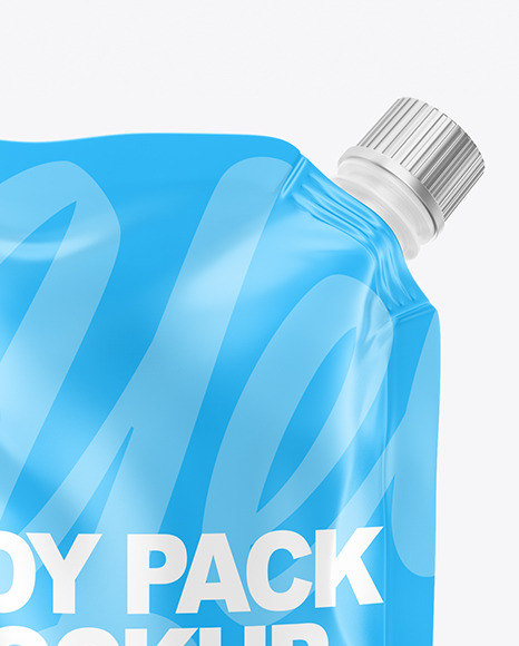 Glossy Doy Pack Mockup PSD #1