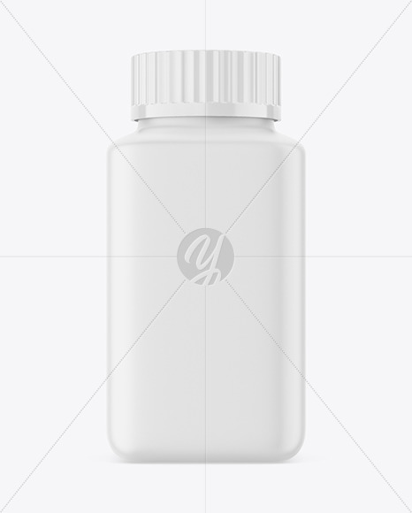 Matte Plastic Pharmacy Jar Mockup PSD #3