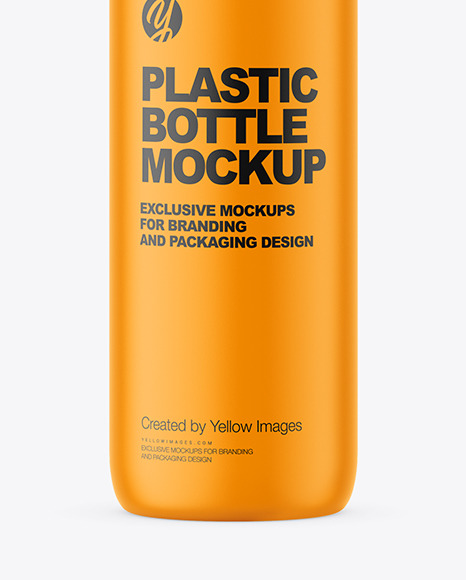 Plastic Bottle Mockup PSD #1