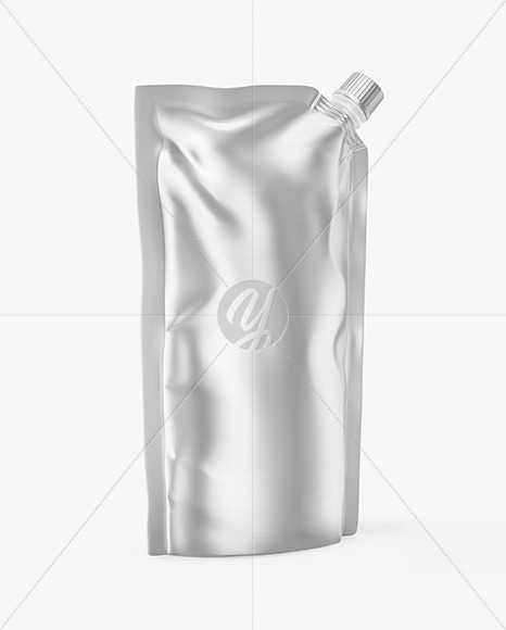 Metalized Doy Pack Mockup PSD #3