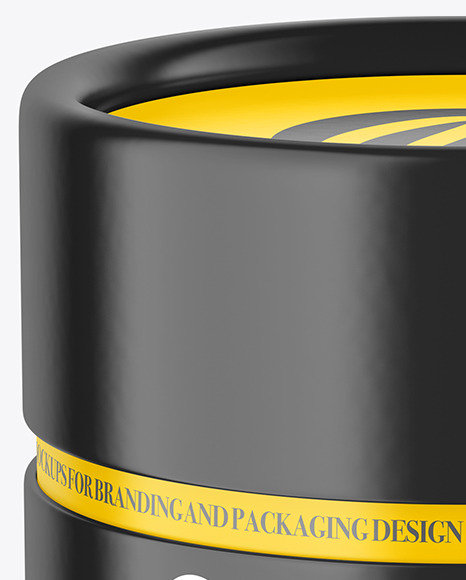 Matte Paper Tube Mockup PSD #2