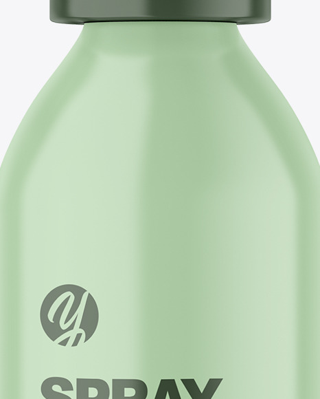 Medical Spray Bottle Mockup PSD #1