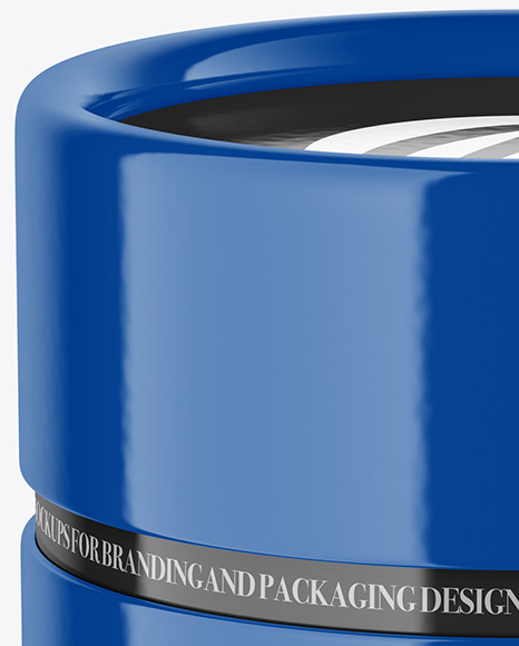 Glossy Paper Tube Mockup PSD #2