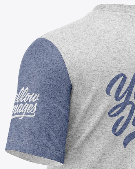 Heather T Shirt Mockup PSD #2