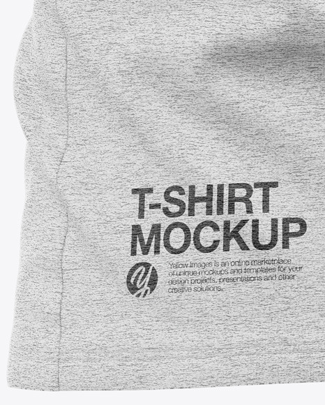 Heather T Shirt Mockup PSD #6