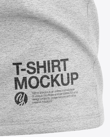 Heather T Shirt Mockup PSD #2
