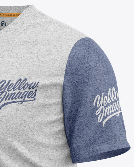 Heather T Shirt Mockup PSD #6