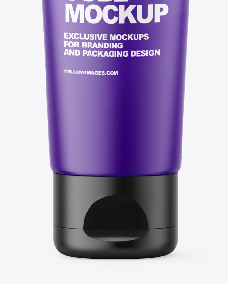 Matte Tube Mockup PSD #1