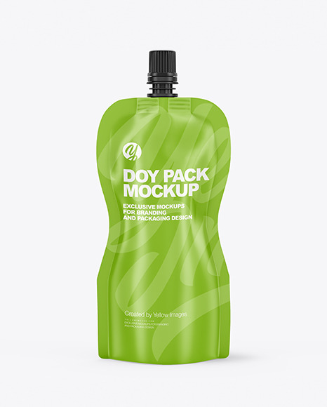 Glossy Doy Pack Mockup