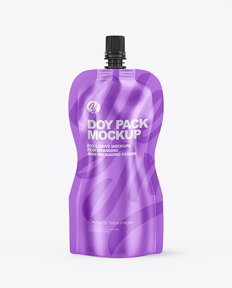 Metalized Doy Pack Mockup