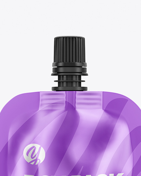 Metalized Doy Pack Mockup PSD #2