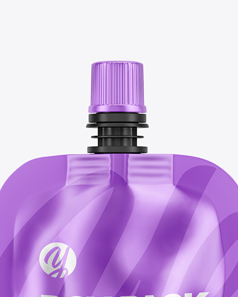 Metalized Doy Pack Mockup PSD #1