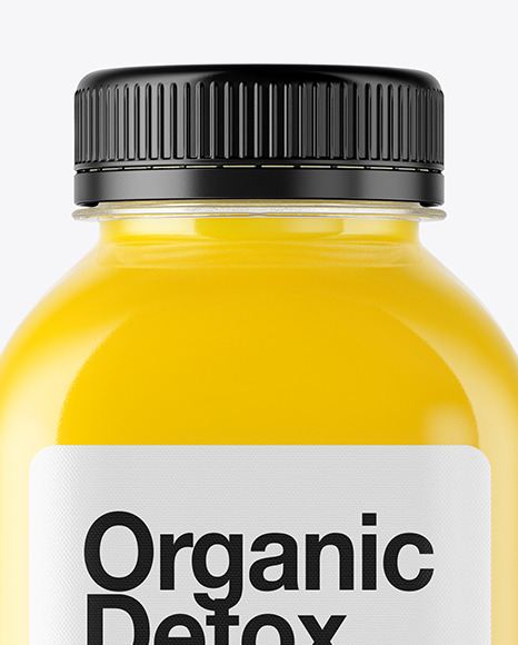 Square Orange Juice Bottle Mockup PSD #7