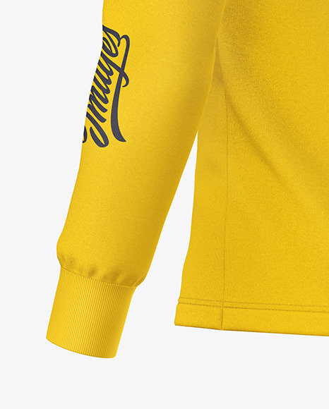 Polo Shirt Mockup   Back Half Side View PSD #1