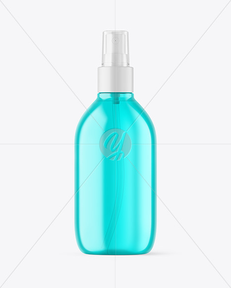 Color Spray Bottle Mockup PSD #3