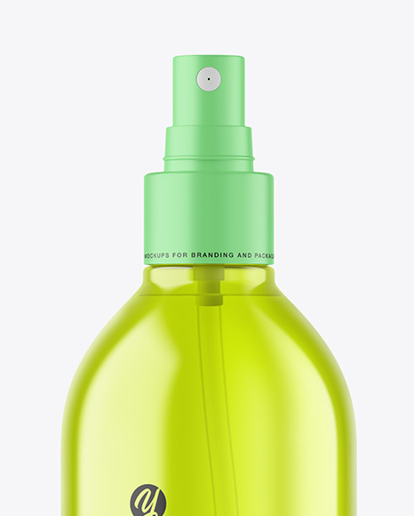 Color Spray Bottle Mockup PSD #1