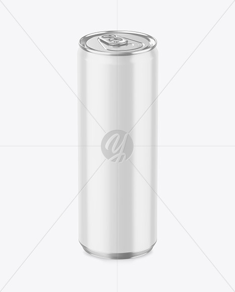 355ml Metallic Drink Can w  Glossy Finish Mockup PSD #3