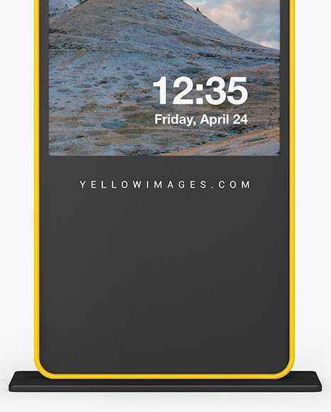 LED Citylight Stand Mockup PSD #1