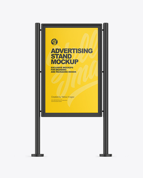 Advertising Stand Mockup PSD #4