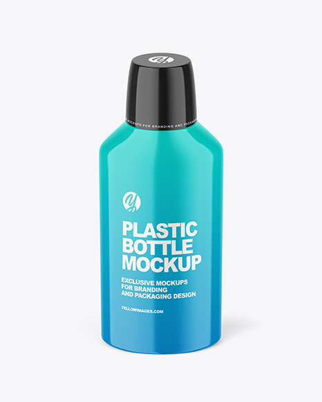 Glossy Cosmetic Bottle Mockup PSD #2