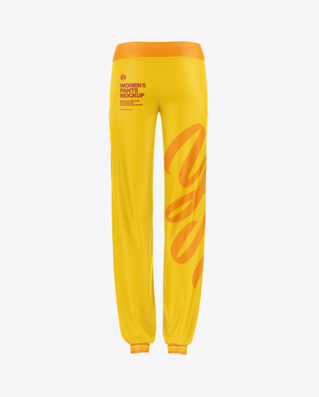 Women&#039;s Pants Mockup - Back View
