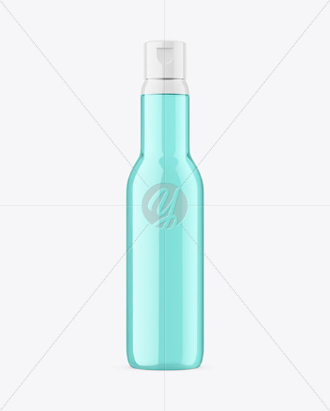 Clear Plastic Bottle Mockup PSD #3