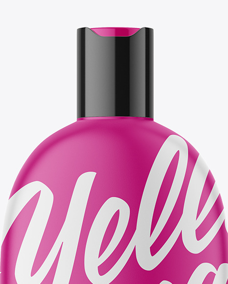 Plastic Shampoo Bottle Mockup PSD #2