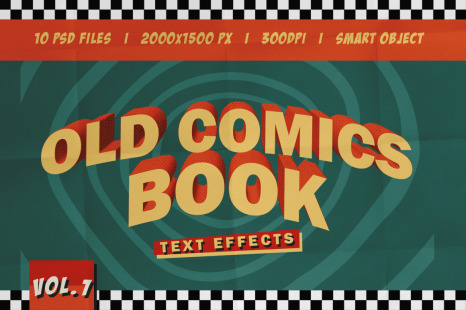 Old Comics Book Text Effects Vol.1