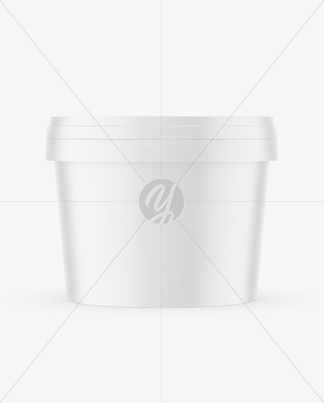Matte Plastic Jar Mockup PSD #3