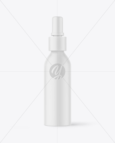 Matte Medical Spray Bottle Mockup PSD #3