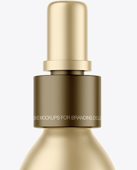 Metallic Medical Spray Bottle Mockup PSD #2