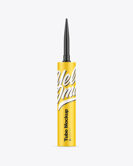 Matte Sealant Tube Mockup