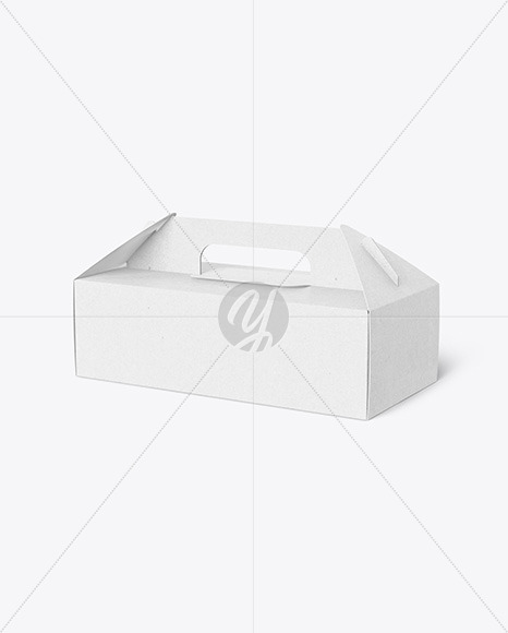 Kraft Paper Box w  Handle Mockup PSD #3