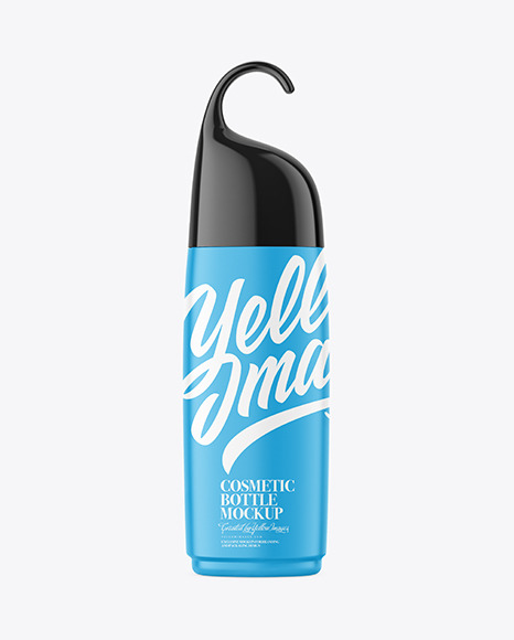 Plastic Shampoo Bottle Mockup