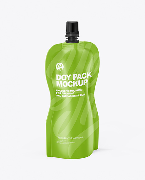 Glossy Doy Pack Mockup