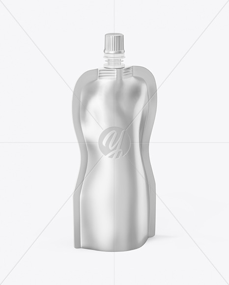 Metalized Doy Pack Mockup PSD #3