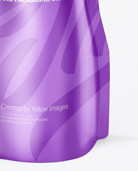 Metalized Doy Pack Mockup PSD #6