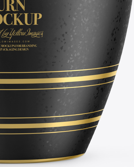 Textured Cremation Urn Mockup PSD #1