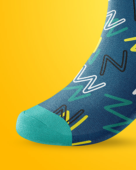 Sock Mockup PSD #7