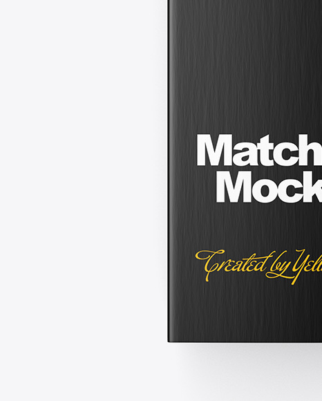 Match Box Mockup PSD #1