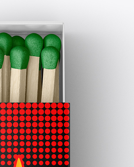 Match Box Mockup PSD #6