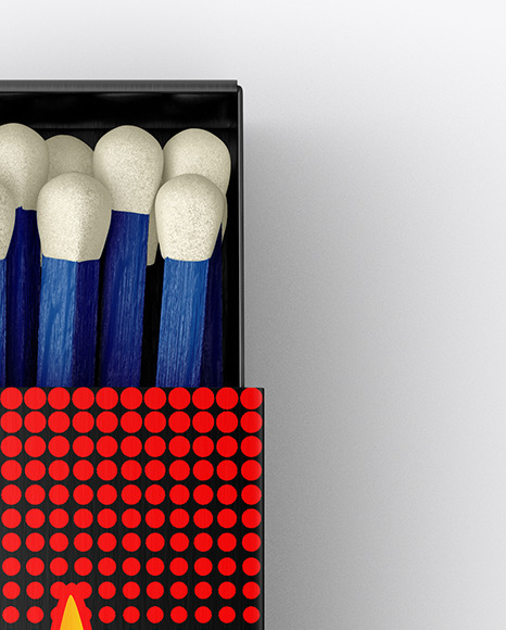 Match Box Mockup PSD #7