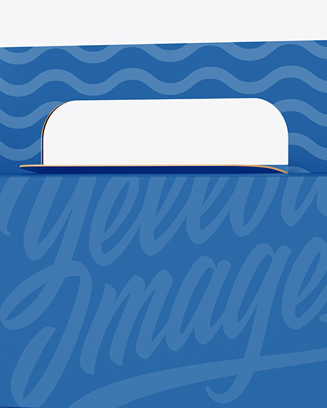 Paper Box w  Handle Mockup PSD #6