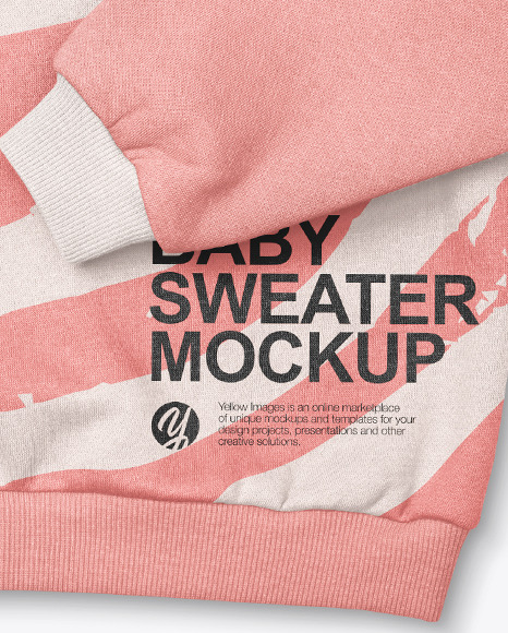 Baby Girl Ruffle Collar Jumper Mockup PSD #5