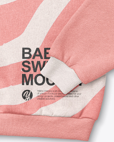 Baby Girl Ruffle Collar Jumper Mockup PSD #5