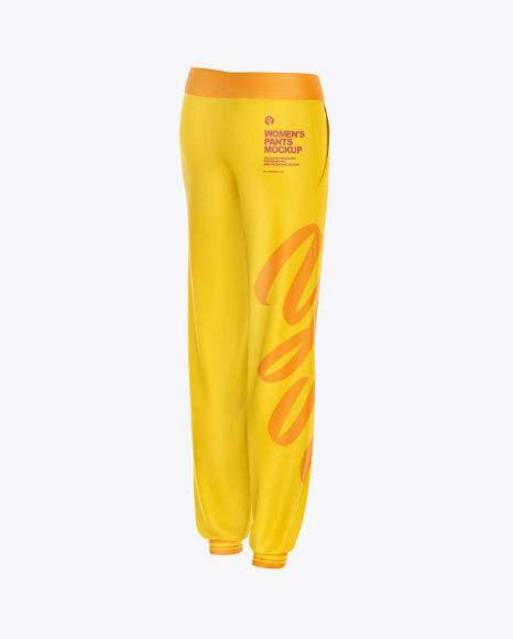 Women&#039;s Pants Mockup - Half Side View