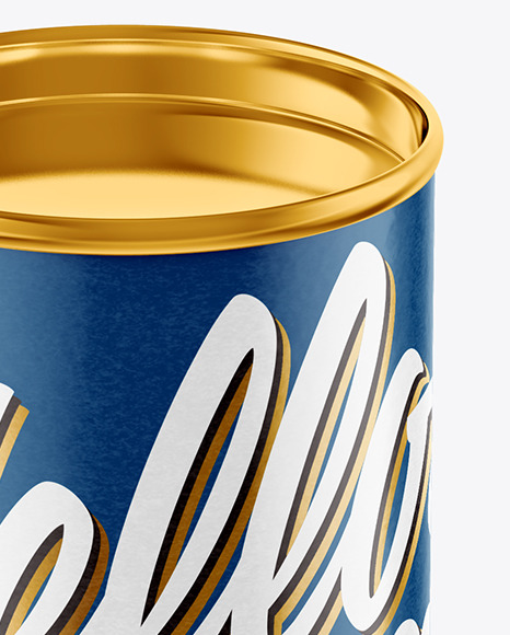 Glossy Paper Tube Mockup PSD #7